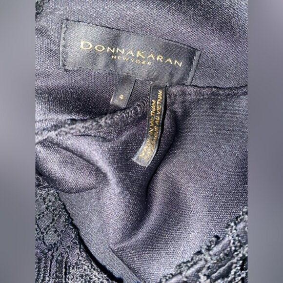 Donna Karan asymmetrical v-neck dress - Picture 4 of 5